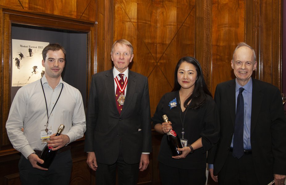 Patrick Davison, Prime Warden, Dr Timothy Schroder, Misun Won and Richard Edgcumbe