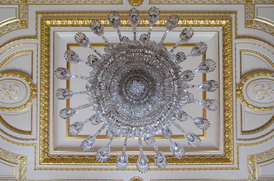 The ceiling in the Drawing Room