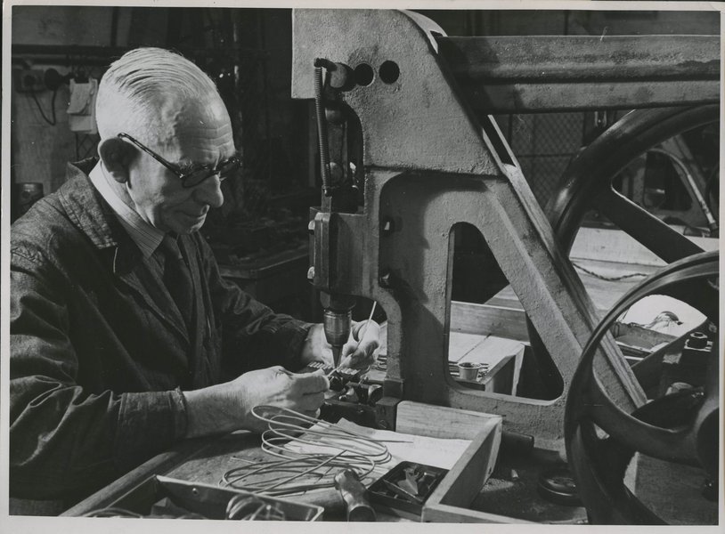Gold wedding rings being hallmarked