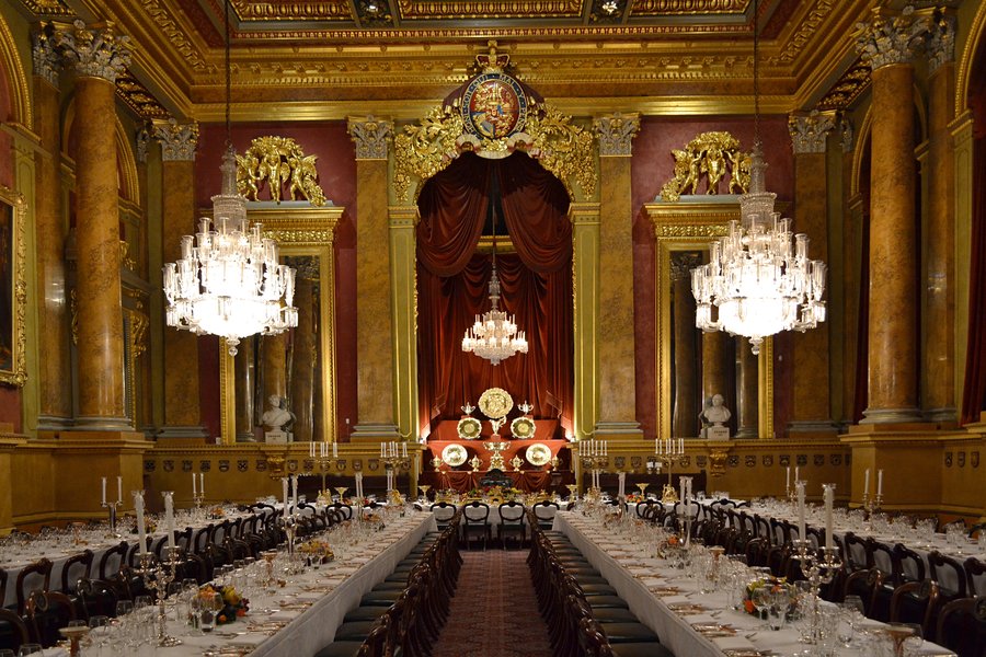 A livery dinner at Goldsmiths' Hall