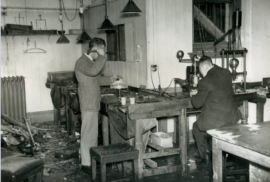 The Assay Office, relocated in Reigate during the Second World War.