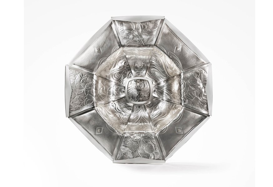 Diamond Jubilee Rosewater Dish by Rod Kelly